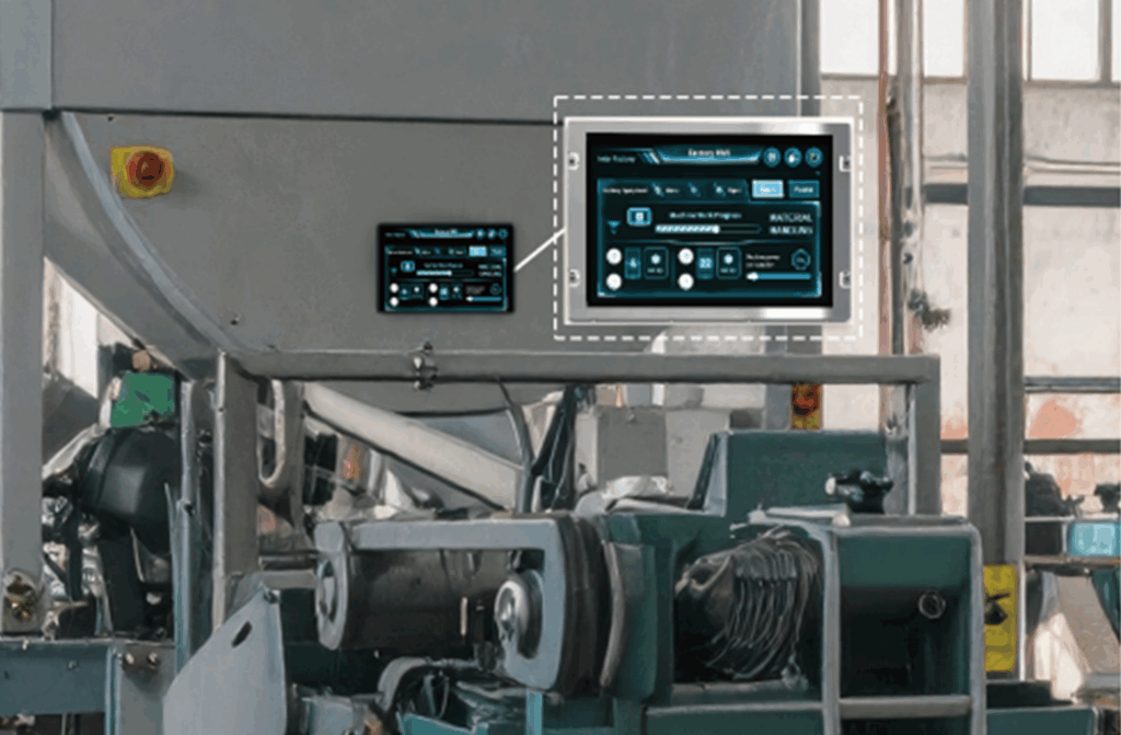 P series VGA display in industrial application