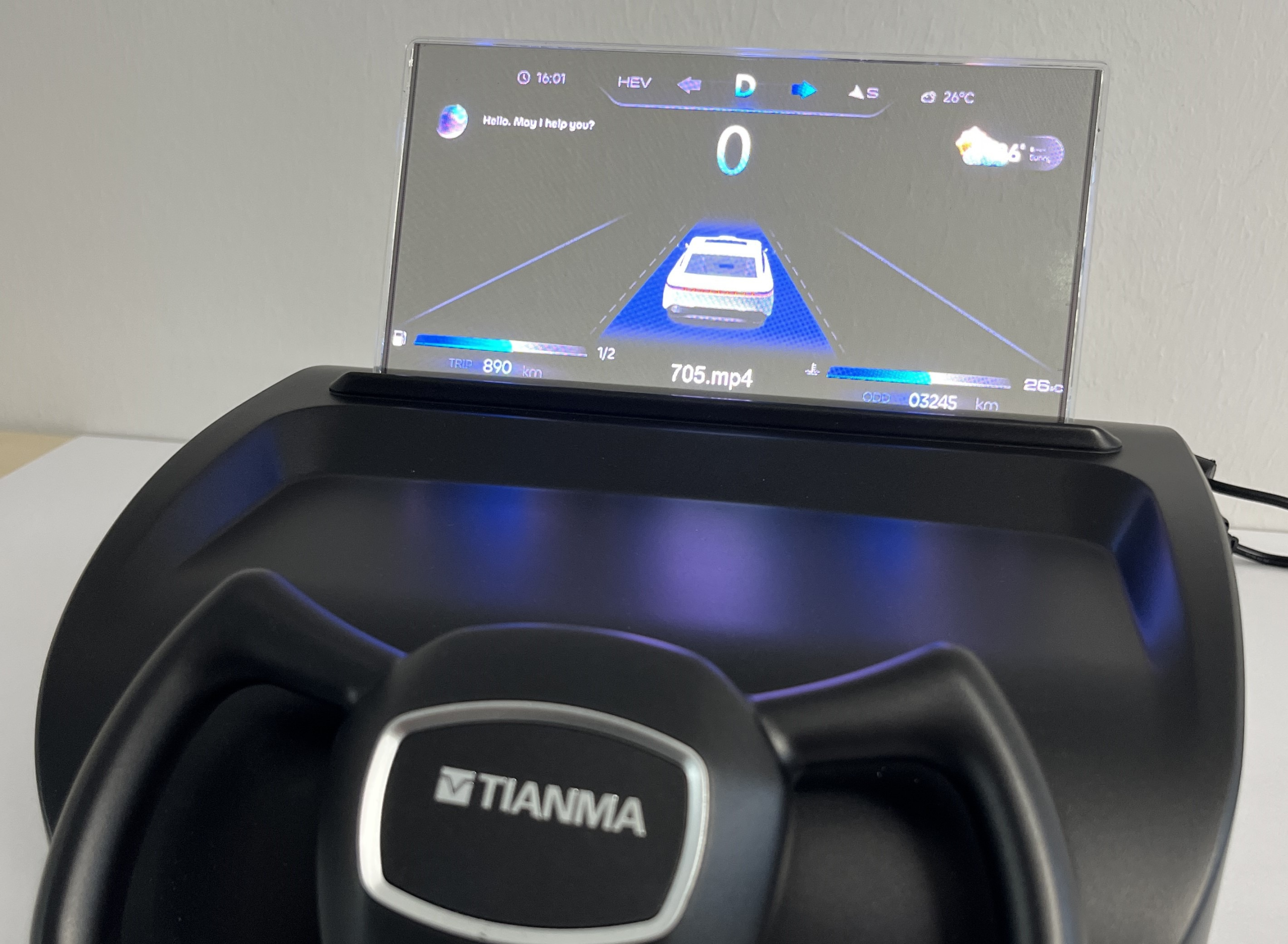 TME 7inch ultra narrow border bezel micro led Display Demo