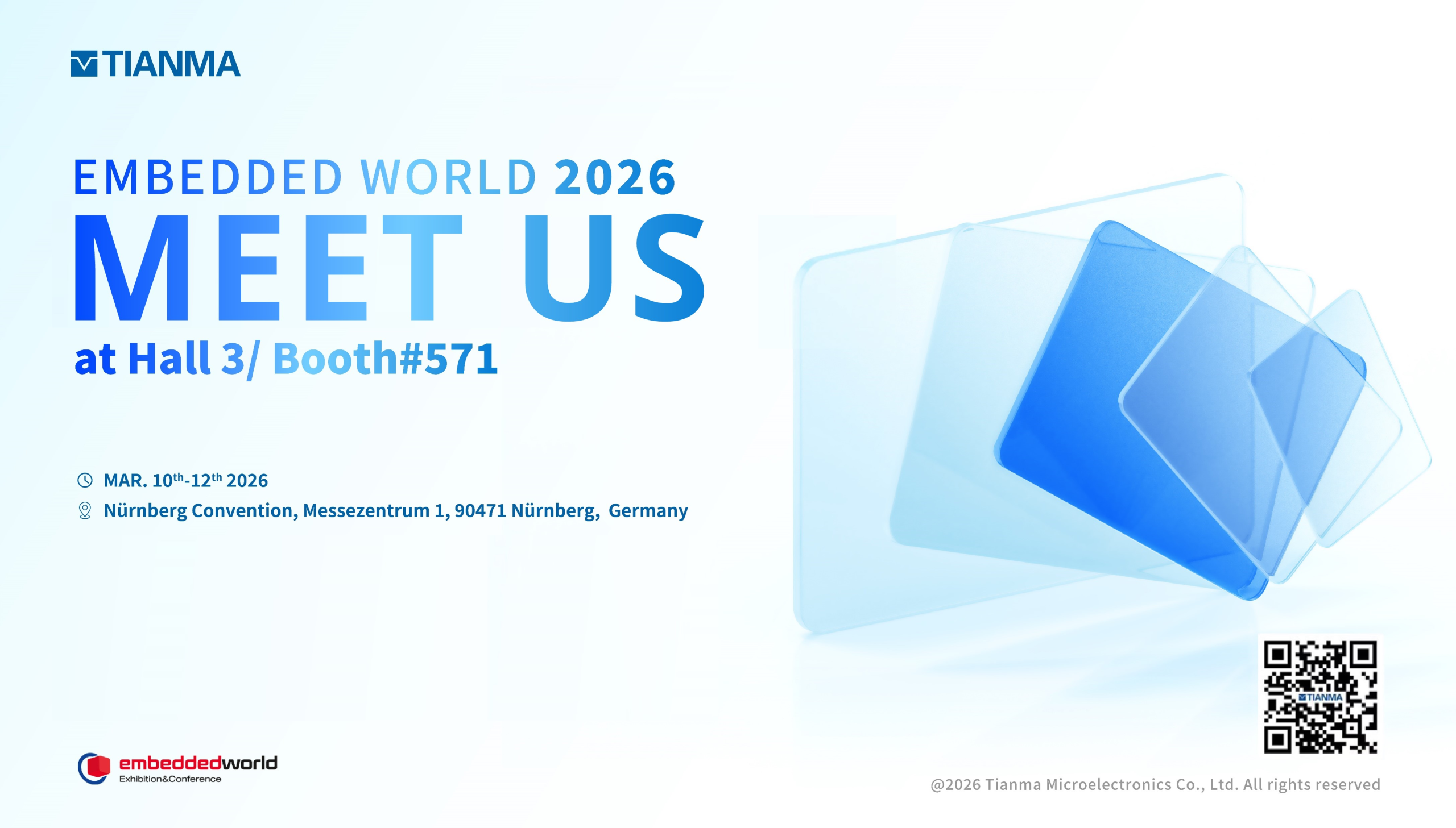 Meet Tianma at Embedded World 2026